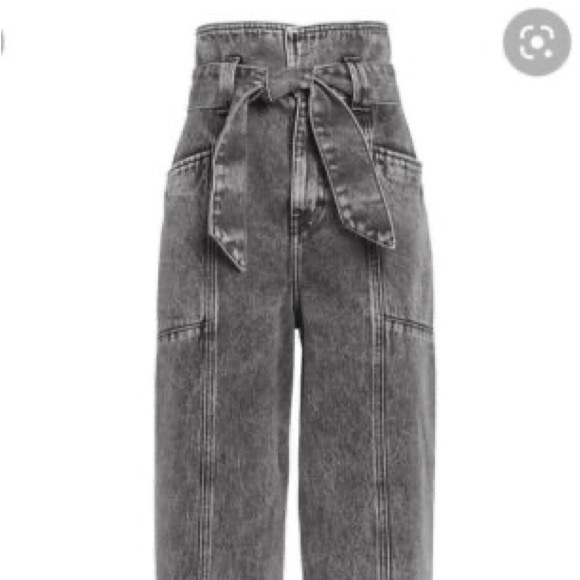 IRO Vyola Paperbag high waisted denim size 42 - Picture 1 of 5